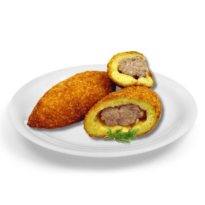 Šaldyti cepelinai traškūs, virtų bulvių, 25 vnt x 200 g, Food haus, 5 kg